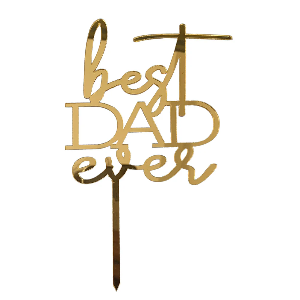 5 шт. лучший папа акриловый торт фигурки жениха и невесты Father's Day для