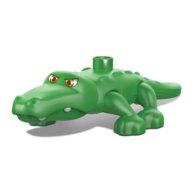 

Zoo Animals Series Set Big Size Building Blocks Assemble Accessories Cute Birds Beasts Elephant Tiger Bricks Education Toys Kids