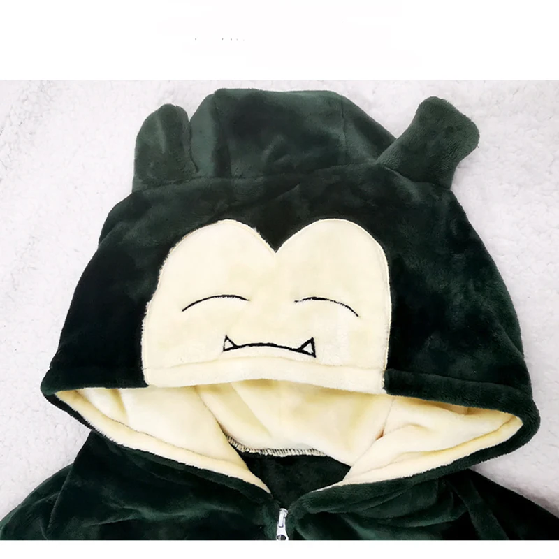 Фланелевая Пижама Kigurumi с персонажем из мультфильма милый цельный пижамный