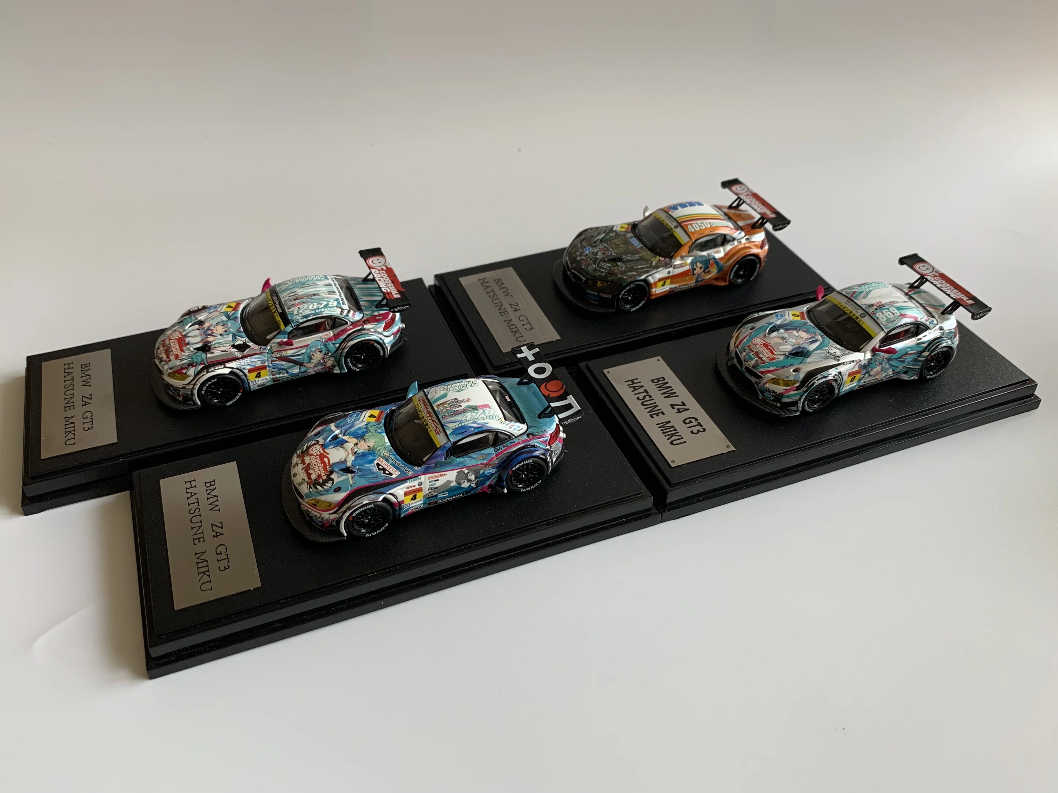 

SPEED GT 1/64 BMWs Z4 GT3 0# 4# Collection of die-casting simulation alloy model car toys