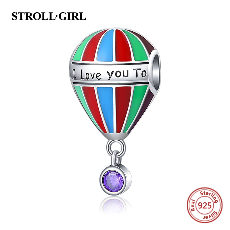 Fit Аутентичные Pandora Талисманы Браслеты Серебро 925 цвет эмали шар Бусины