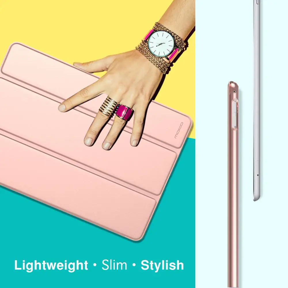 

Case for iPad Pro 12.9 Slim Lightweight Smart Shell Stand Cover with Translucent Frosted Back Protector For Apple New iPad Pro