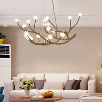 original wood color creative nordic branch chandelier clothing store specialty restaurant coffee shop bed and breakfast lamp