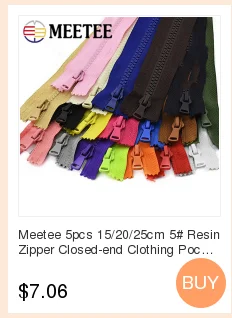 Meetee 2 шт 60-120 см 8# Смола двусторонний на молнии пуховик на молнии DIY длинная одежда Двухсторонний Слайдер ручной Швейные материалы ZA004