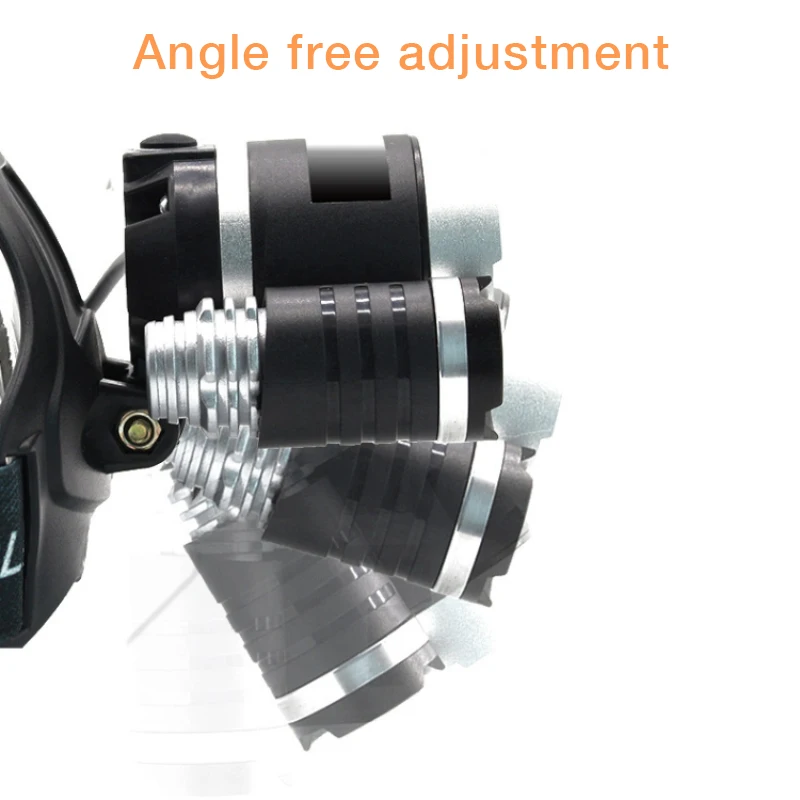 Светодиодный налобный фонарь Usb Водонепроницаемый Перезаряжаемые ЕС и США с