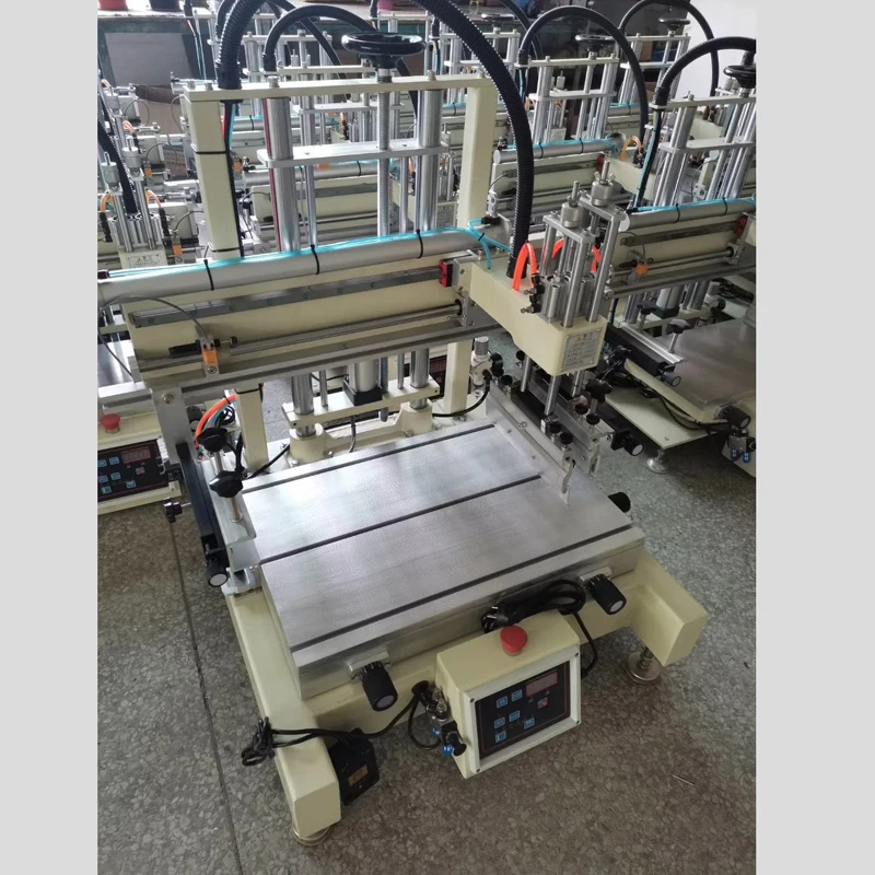 Дешевый Трафаретный принтер настольная трафаретная печатная машина графика для