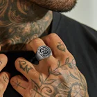 Кольцо из нержавеющей стали с кельтским тройным узлом для мужчин, ювелирные изделия Viking