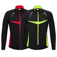 wosawe jersey windproof waterproof warm long sleeved fleece jerseys outdoor sports breathable reflective zipper jersey