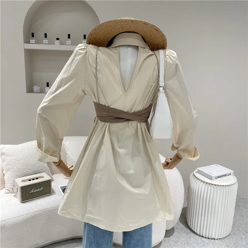 

Women's Spring Summer 2021 Niche Design Fashion Design Sense Suspender Vest Shows Thin Temperament Shirt Dress