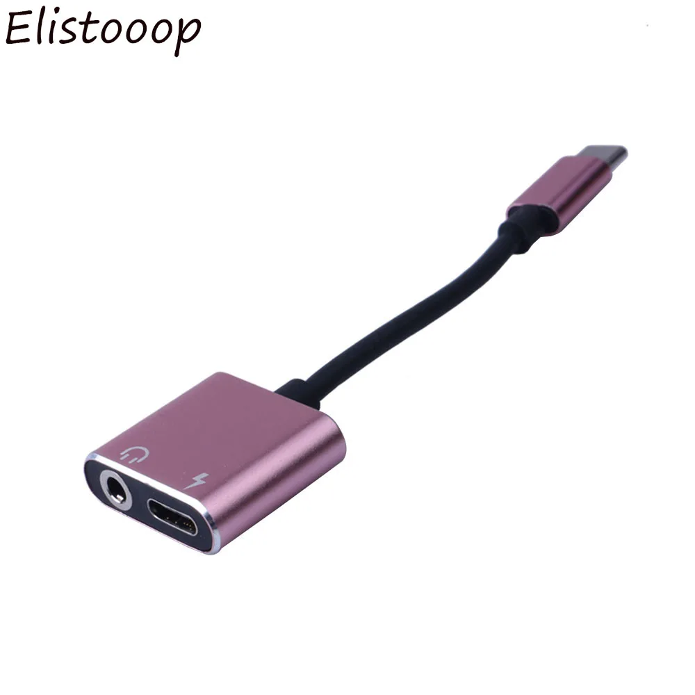 Аудиокабель USB C 2 в 1 для разъема Type 3 5 мм адаптер наушников приемник