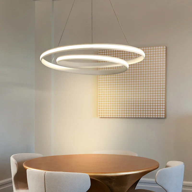 Современный светодиодный подвесные светильники с приложением регулируемой