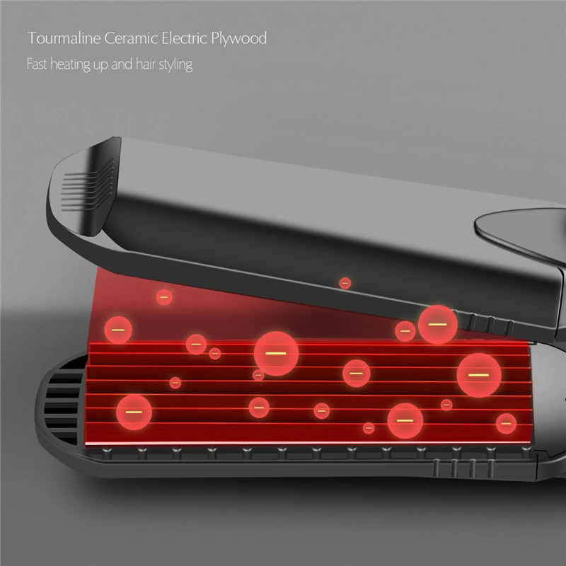 Выпрямитель для волос 4 в 1 гофрированные щипцы завивки керамические Сменные