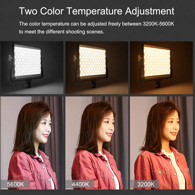 15 Вт Светодиодный светильник наполнитель для фотосъемки ing Dimming Studio Видео US Plug 1650lm