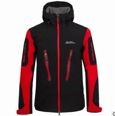 color 4 MC15RK0202 Водонепроницаемая ветровка для мужчин, уличная флисовая куртка, Спортивная дышащая куртка для пеших прогулок или кемпинга, мягкая куртка - Цвет: color 4
