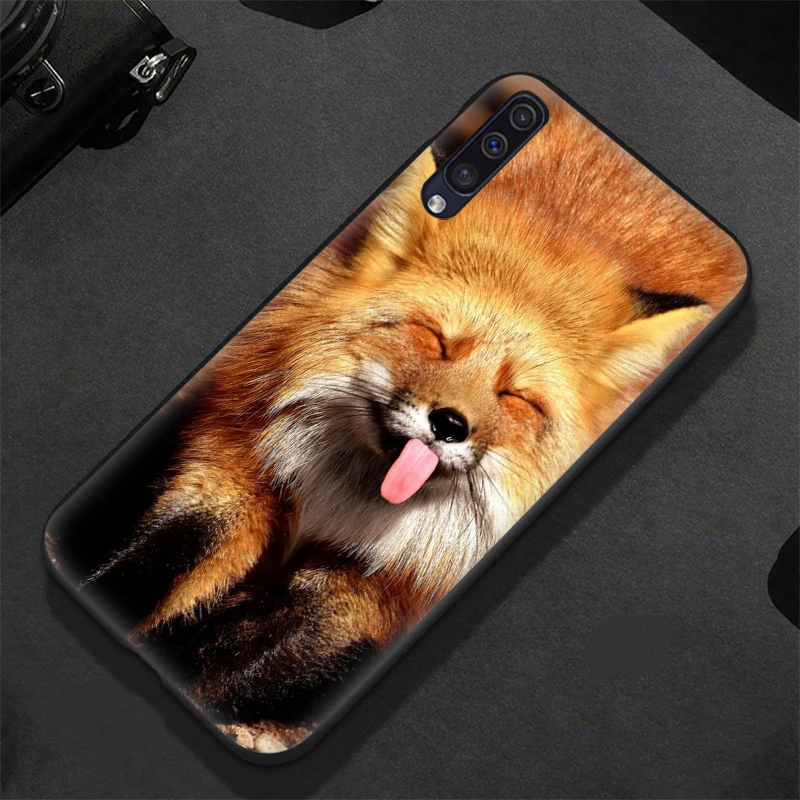 Лиса милые животные Мягкий силиконовый чехол для телефона samsung Galaxy A50 A50s A40 A40s A30 A30s