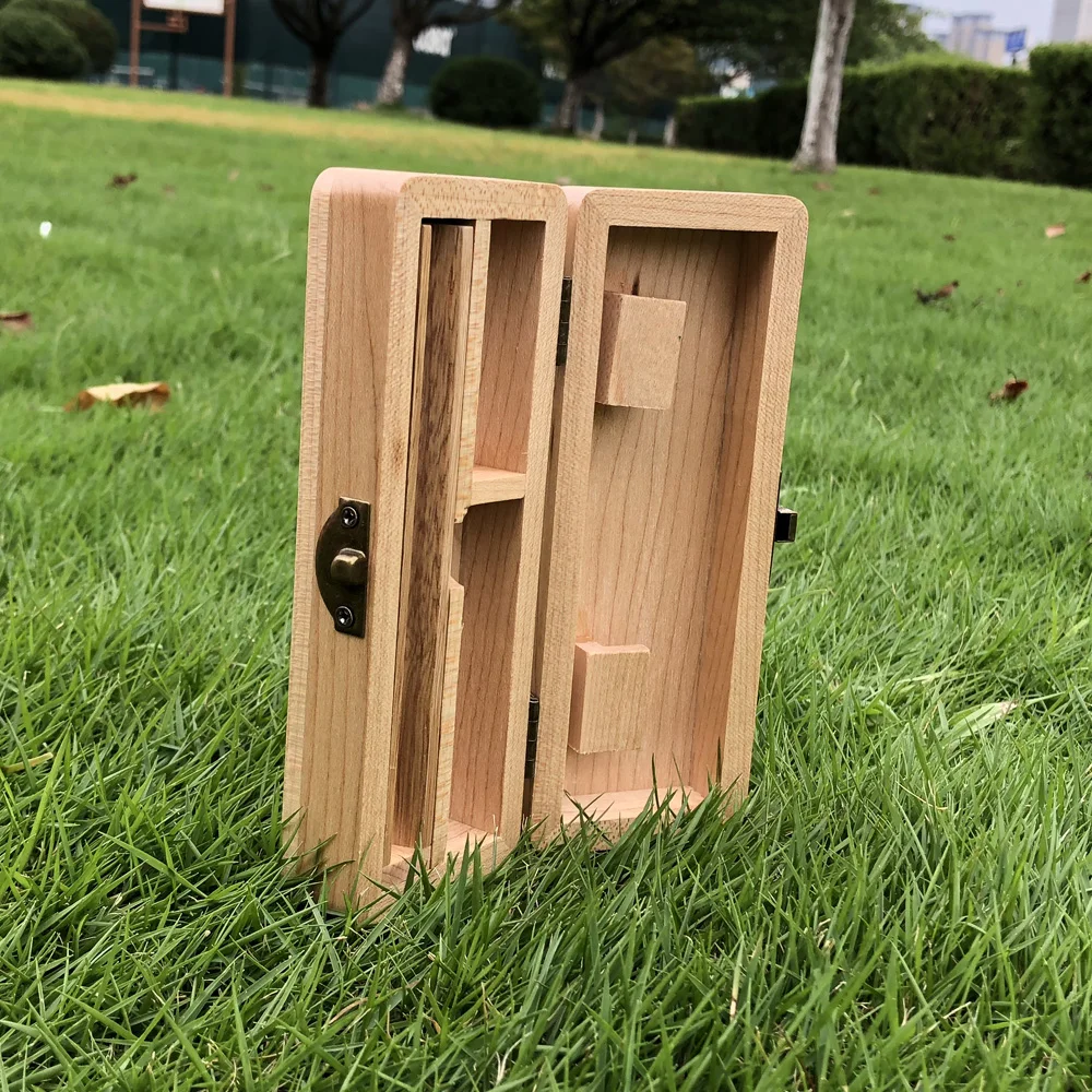 Cournot Wood Stash Box With Rolling Tray Natural Wooden Tobacco Herbal Storage Smoking Accessories | Дом и сад