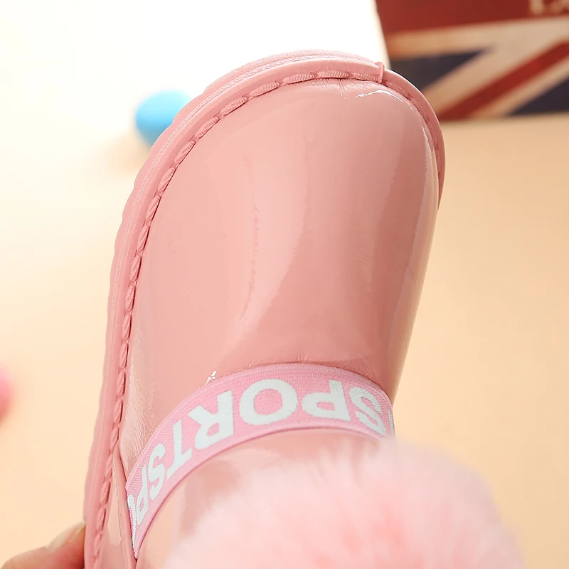 Детские ботинки модель 2019 года корейский стиль зимние и осенние теплые для