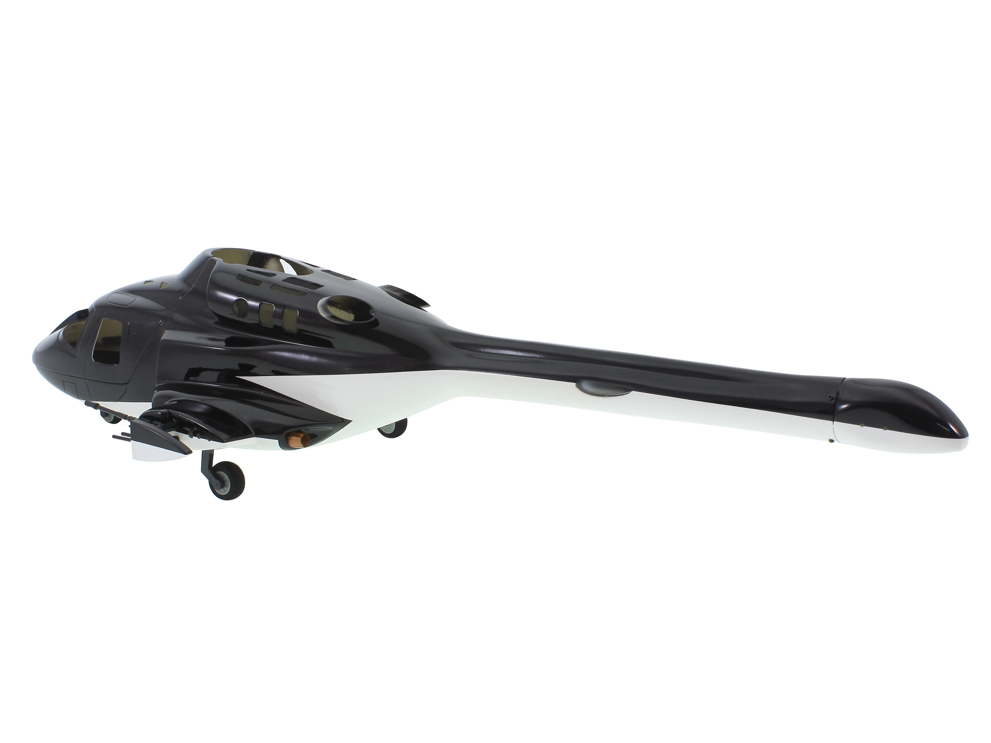 Новая версия фюзеляжа airwolf 450 v3 для вертолета Bell 222|bell 222 helicopter|airwolf 450bell |