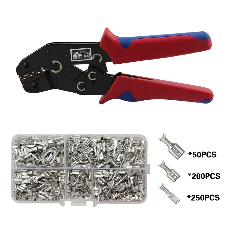 

SN-28B SN-48B Wire Crimping Plier 0.5-2.5mm2 20-13AWG Clamps Press Clamp Hand Tool Krimptang TAB 2.8 4.8 Terminals Sets Tools