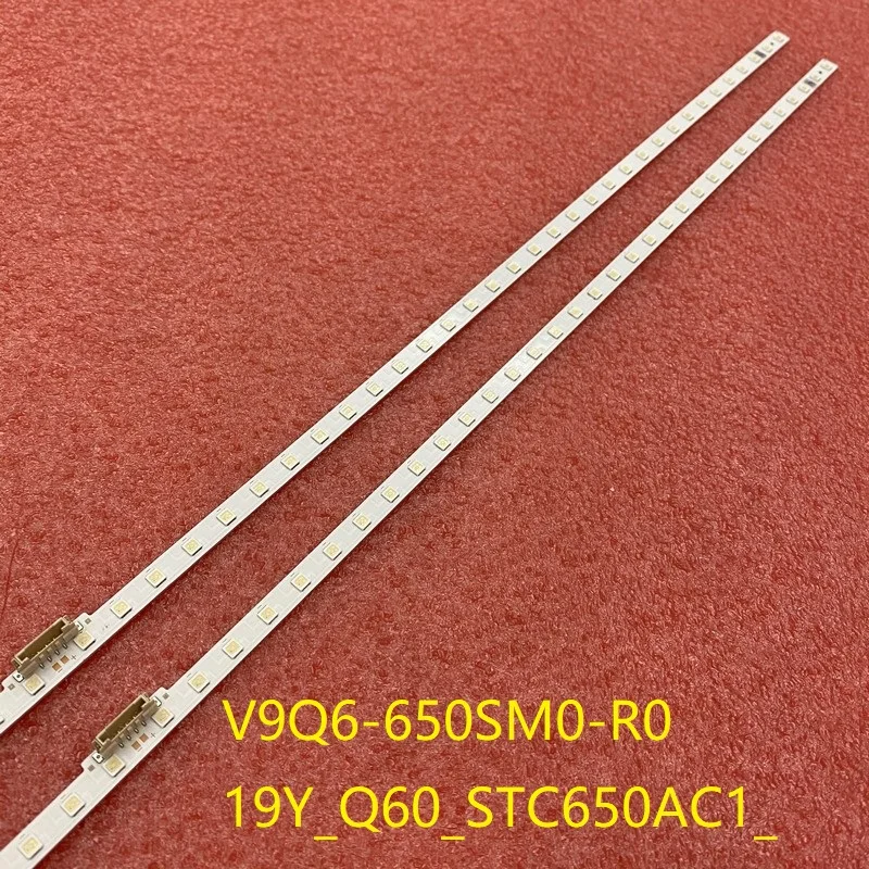 Фото Светодиодная панель, 2 шт., для Samsung V9Q6-650SM0-R0, 9y_q60 _ stc650ac1 _ 3030f QN65Q60RAFXZA, qn65q6кругxza, QE65Q60T, QE65Q60RAT QE65Q60RATXXU №2