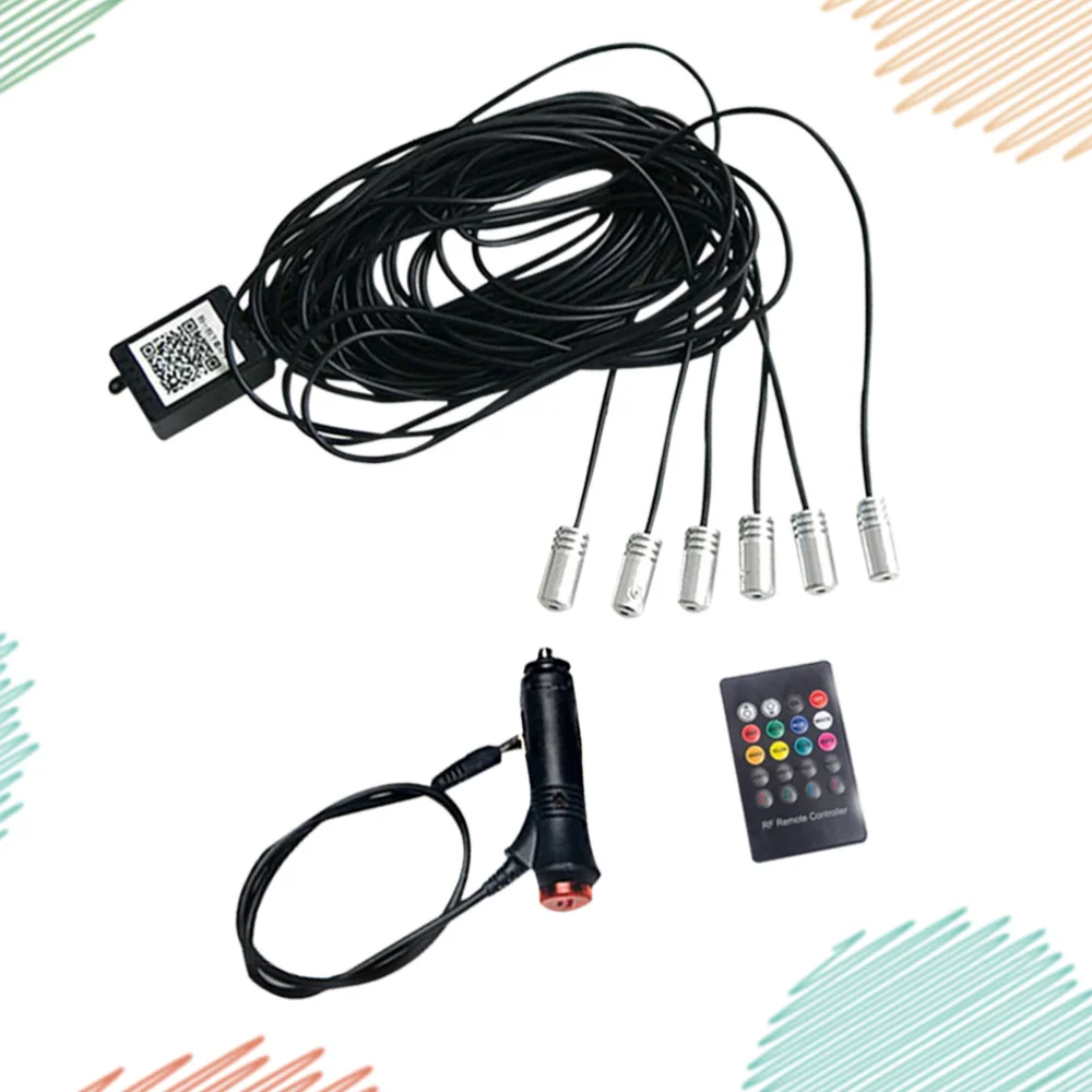 

Colorful Cold Light App Controls Bifurcated Line Light Guiding Atmosphere Lamp Panel Decorative Light (1 to 6 RF-Cigarette Light