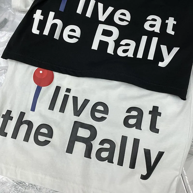 2021 CPFM XYZ футболка для мужчин и женщин Радужный круг i love at the rally Tee CACTUS PLANT блошиный