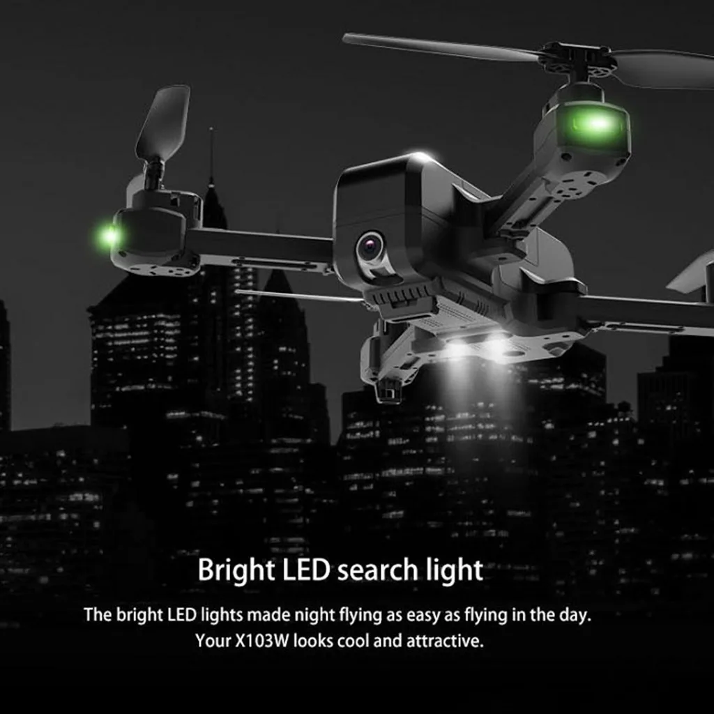 MJX X103W 5G Wi-Fi FPV gps складной Радиоуправляемый Дрон с 2K HD камерой Следуйте за мной режим RTFQuadcopter вертолеты с дистанционным управлением W805