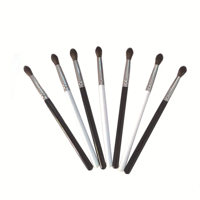 1 шт. черная и белая Кисть для макияжа глаз размазывающиеся тени век подводка носа