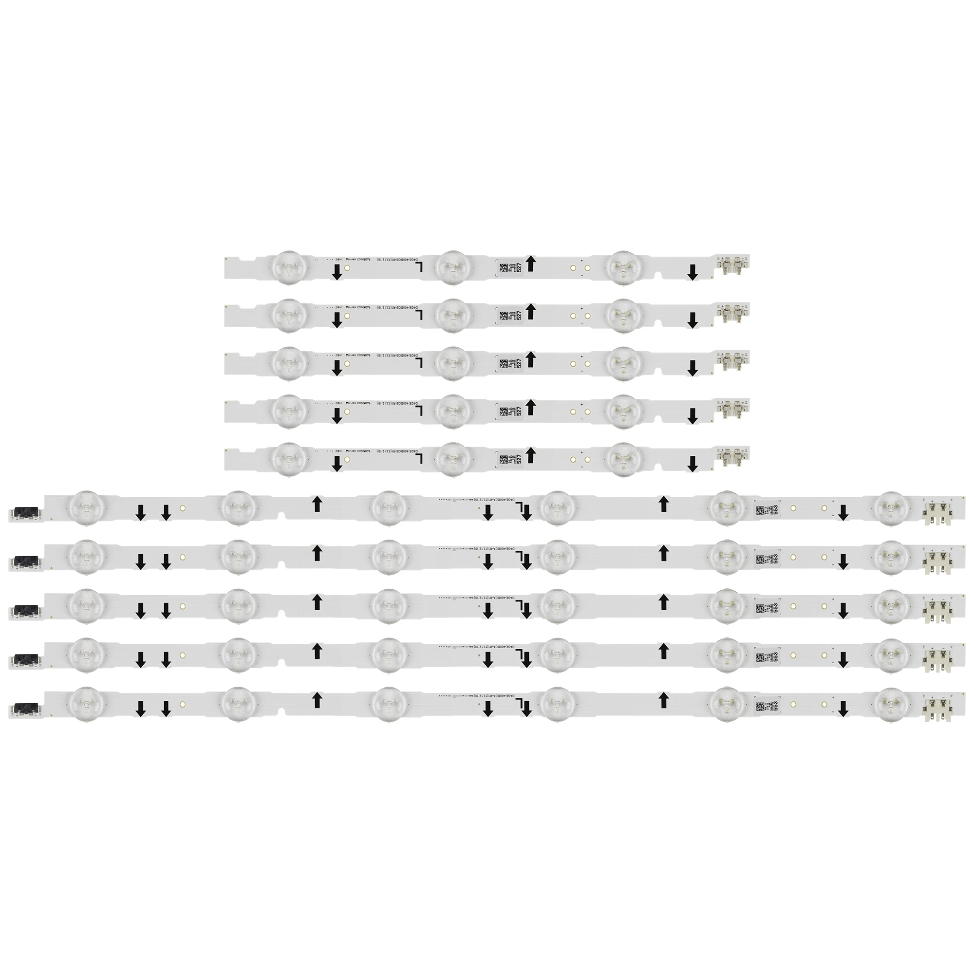 10pcs LED strip D4GE-400DCA-R2 D4GE-400DCB-R2 BN96-30449A BN96-30450A For SamSung 40