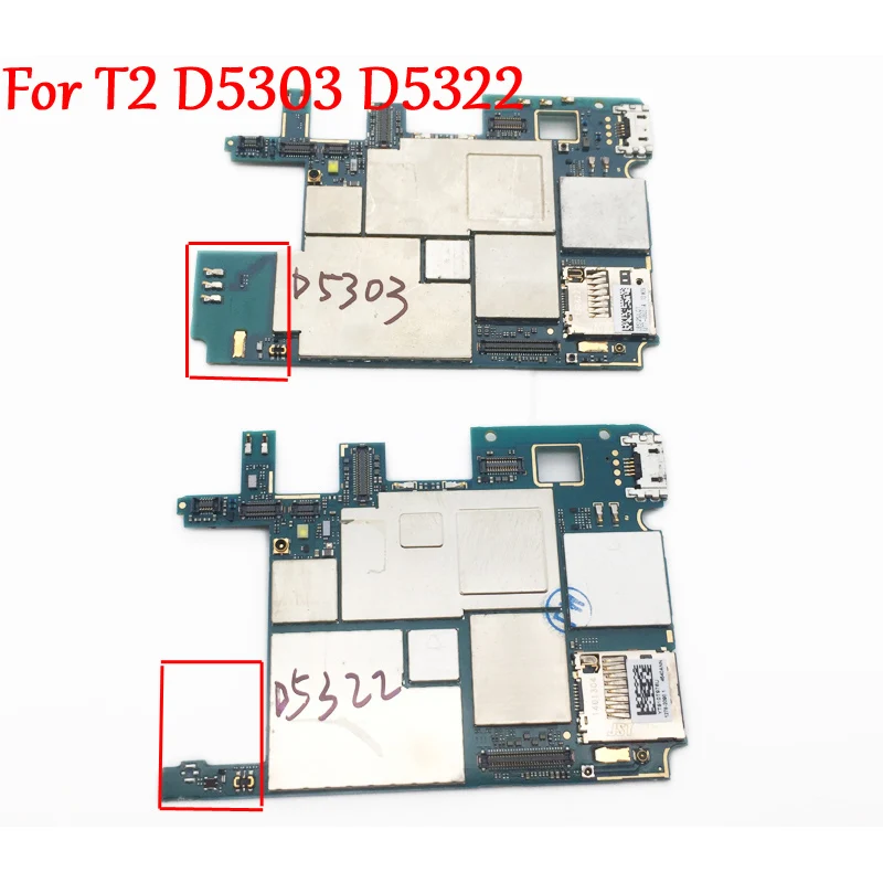 Полная работа оригинальная плата разблокировки для sony Xperia T2 Ultra XM50h XM50t D5303 D5322 материнская плата логическая схема электронная панель