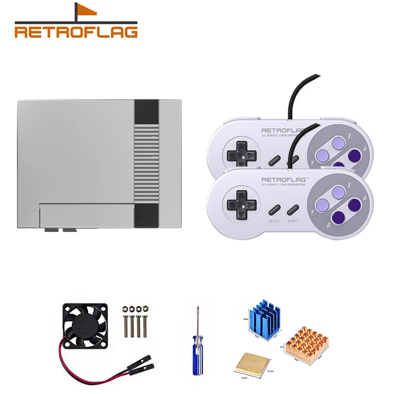 Классический USB контроллер Retroflag U и NESPi чехол PLUS для Raspberry Pi 3 B + (B Plus) Windows