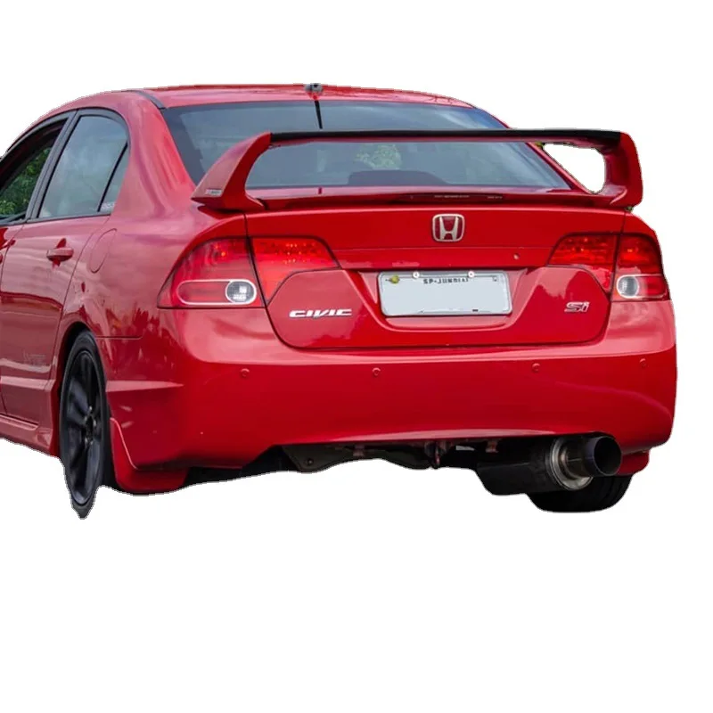 For Honda Civic FD2 2002-2013 high quality ABS Plastic Unpainted Color Rear Spoiler Wing Trunk Lid Cover Car Styling | Автомобили и