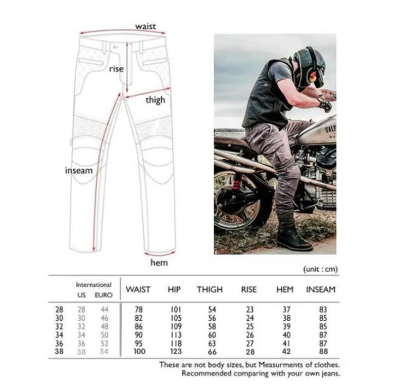 

Casual army green and black overalls motorcycle jeans men's winter plus cashmere warm Moto riding pants with 4 PADS protection