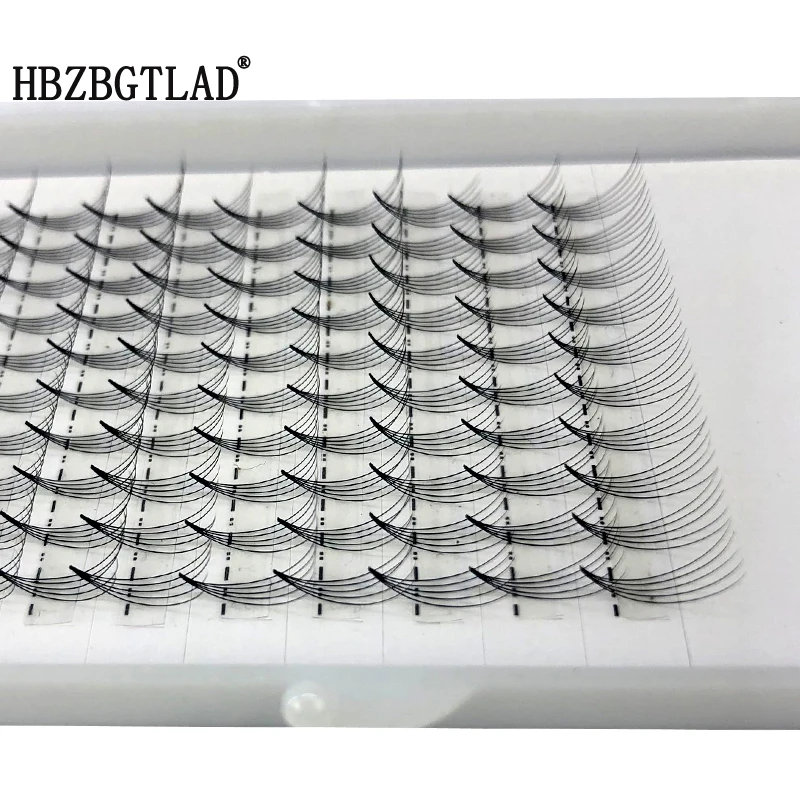

HBZGTLAD 5D/6D/10D Heat Bonded Pre Made Volume fans Faux Mink Premade Russian Volume Eyelash Extension Supplies