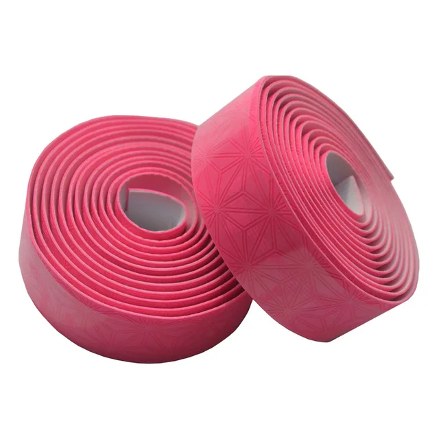 Pink CY020031 ленты на руль для шоссейного велосипеда, велосипедная лента, декоративно-упаковочная лента, противоскользящая велосипедная ручка, ручки, обертывания, Dead Fly, велосипедный ремень - Цвет: Pink