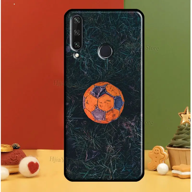 Чехол для телефона с футбольным мячом Huawei Y3 II Y5 Y7 2017 Y6 Prime 2018 Y9 2019 Y7A Y5P Y6P 2020 Nova 5T 2i |