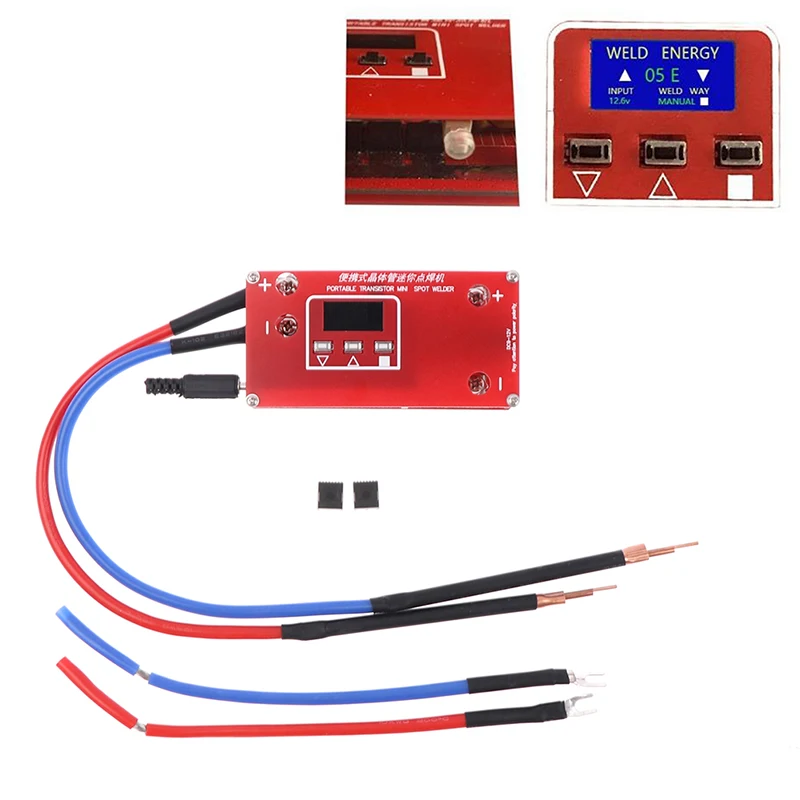 

Portable DIY Mini Spot Welder Machine 18650 Battery Various Welding Power Supply New 2021