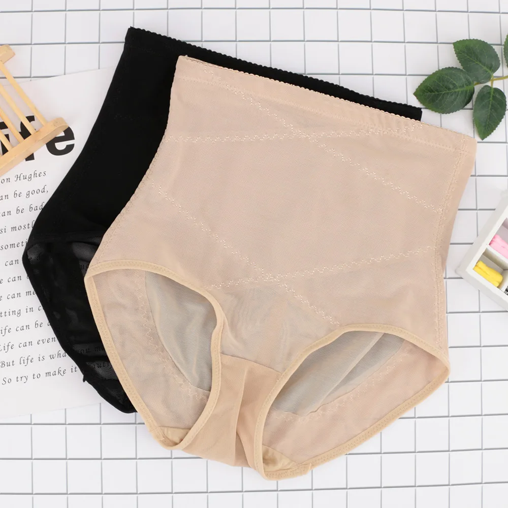 Сексуальные женские трусы шейпер размера плюс дышащие трусики с контролем