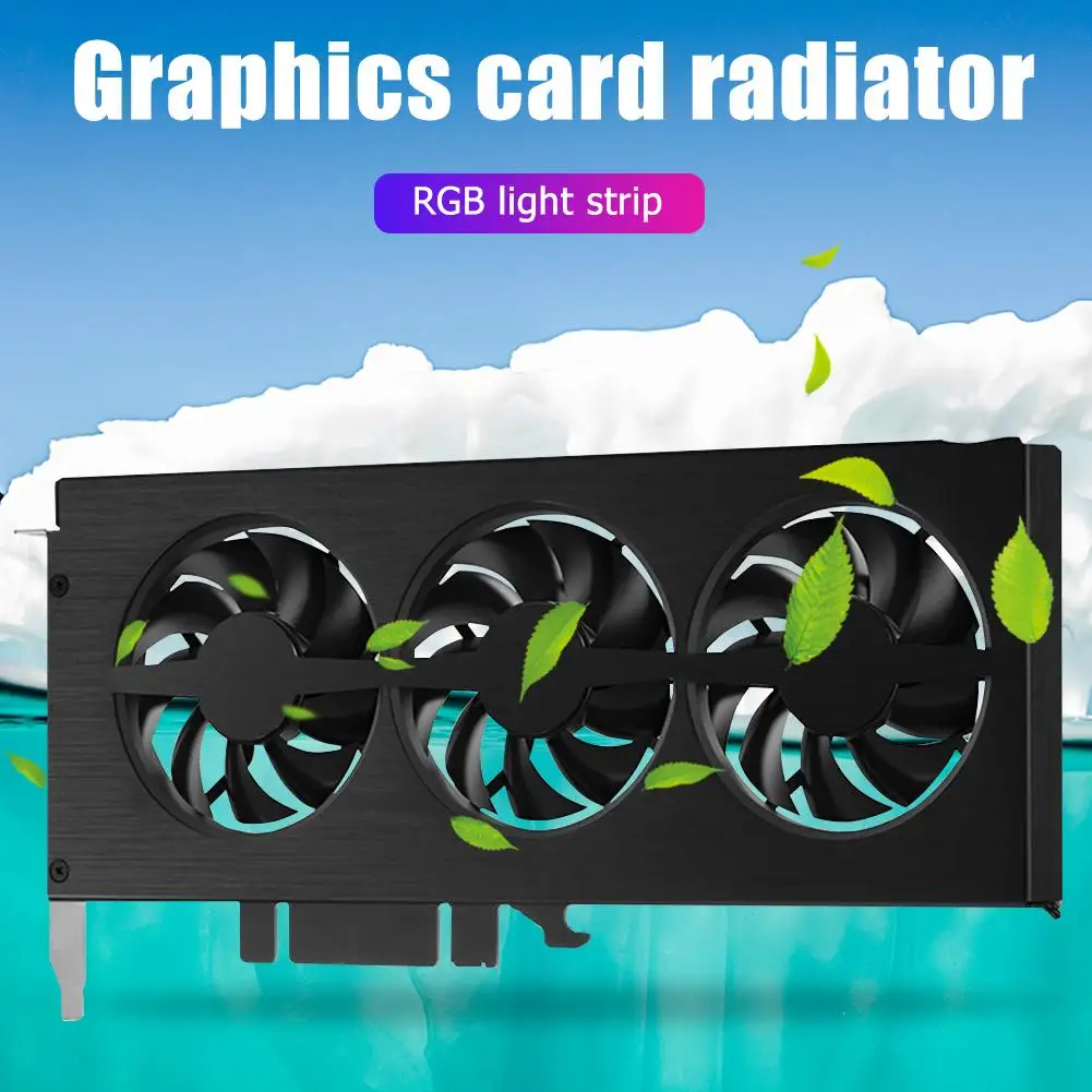 VF 1 RGB видеорадиатор радиатор охлаждающий вентилятор с поддержкой материнской