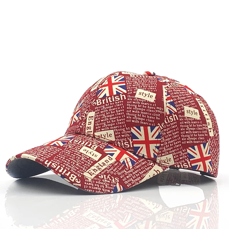 

Бейсболка унисекс, регулируемая бейсболка с флагом Великобритании и в стиле хип-хоп, для мужчин