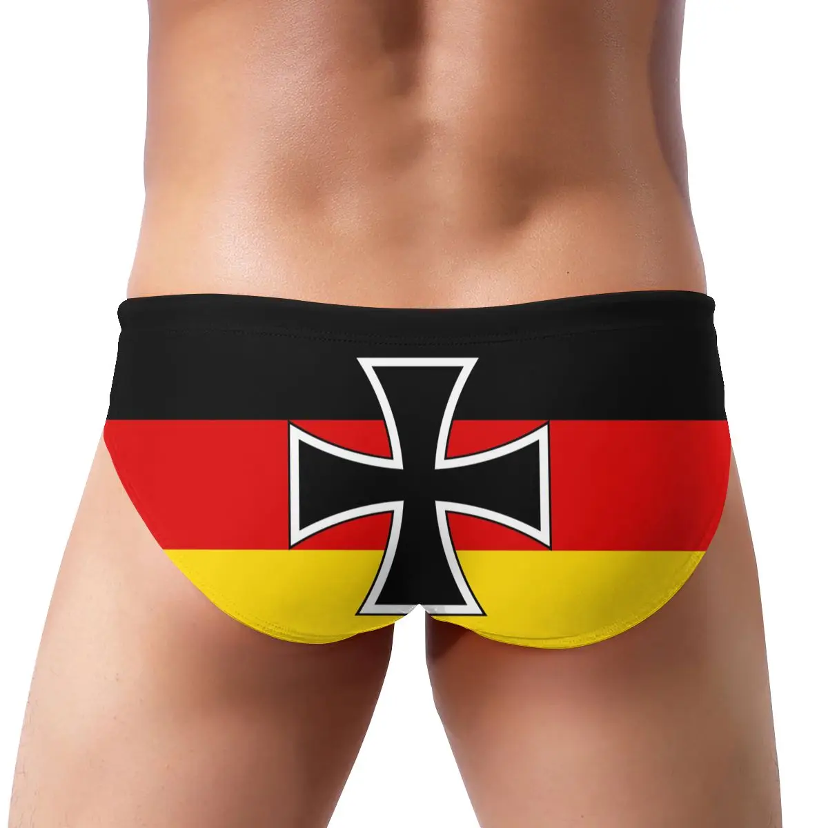 

Hot Sell Men's Swimwear Free Shipping German Empire Mens triangle Shorts Surf Board Beach Shorts Quick-drying Swimming Trunks