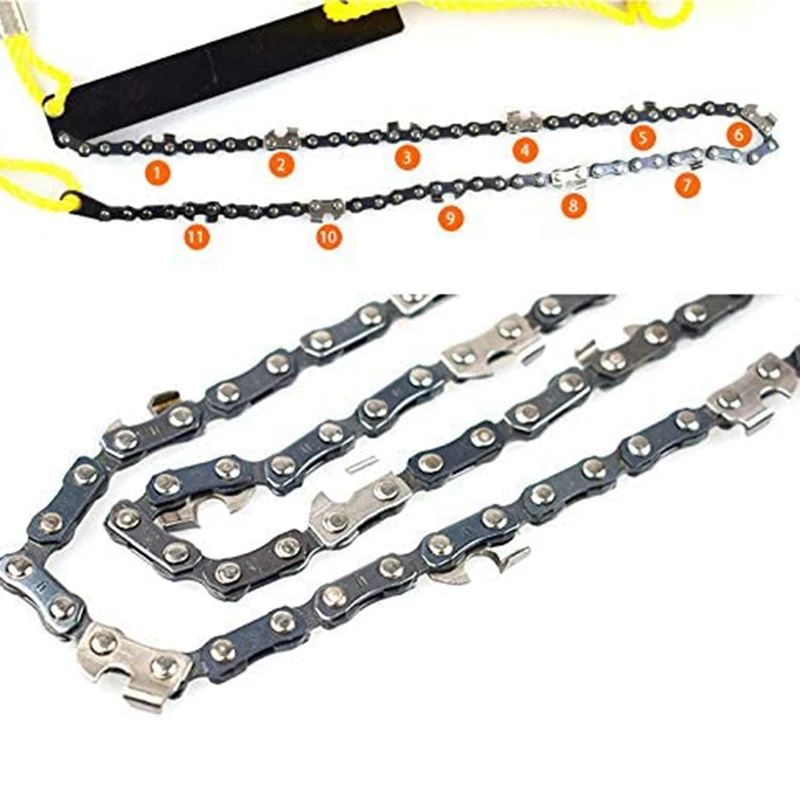 

Pocket Chain Saw Kit-Garden Hand Saw, Chain Saw Kit, with Wire Saw, Used for Tree Pruning Correction