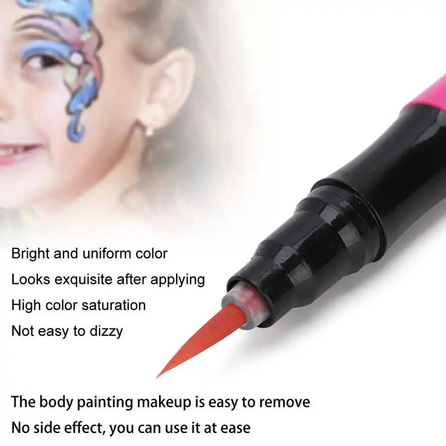 Профессиональные водорастворимые краски для лица и тела красящие пигментные