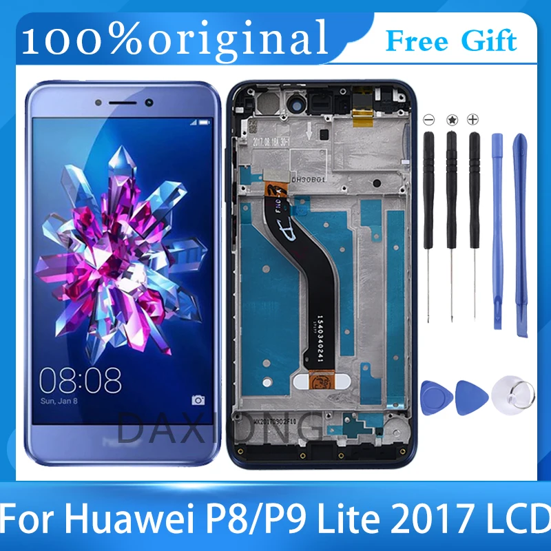 

AAA Quality LCD For HUAWEI P8 Lite 2017 Lcd Display Screen Replacement For Huawei P9 Lite 2017 LCD With Frame Screen PRA-LA1 PRA