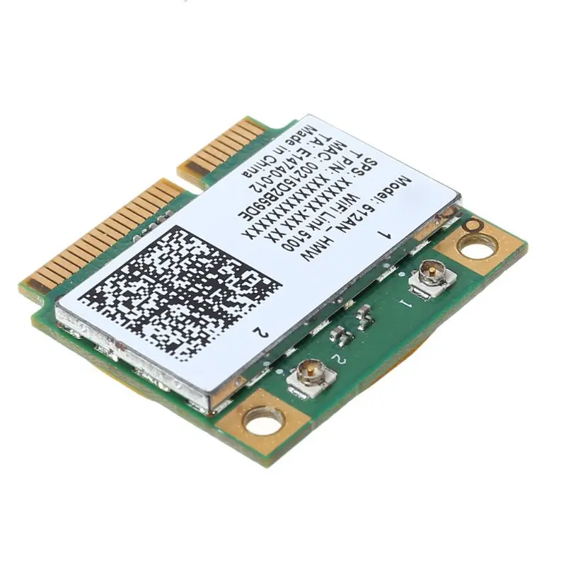 Двухдиапазонная беспроводная карта Wi-Fi 5100 512AN_HMW Mini PCI-e Wlan сетевая адаптер |