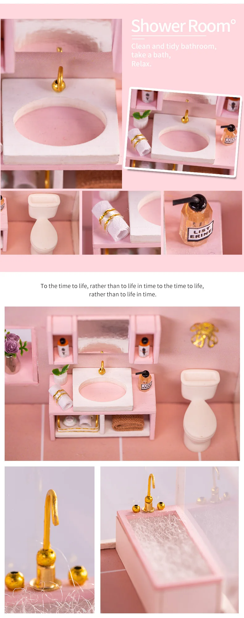 Cutebee DIY кукольный домик деревянные кукольные домики миниатюрный кукольный домик мебель набор игрушек для детей год рождественский подарок Каса K47