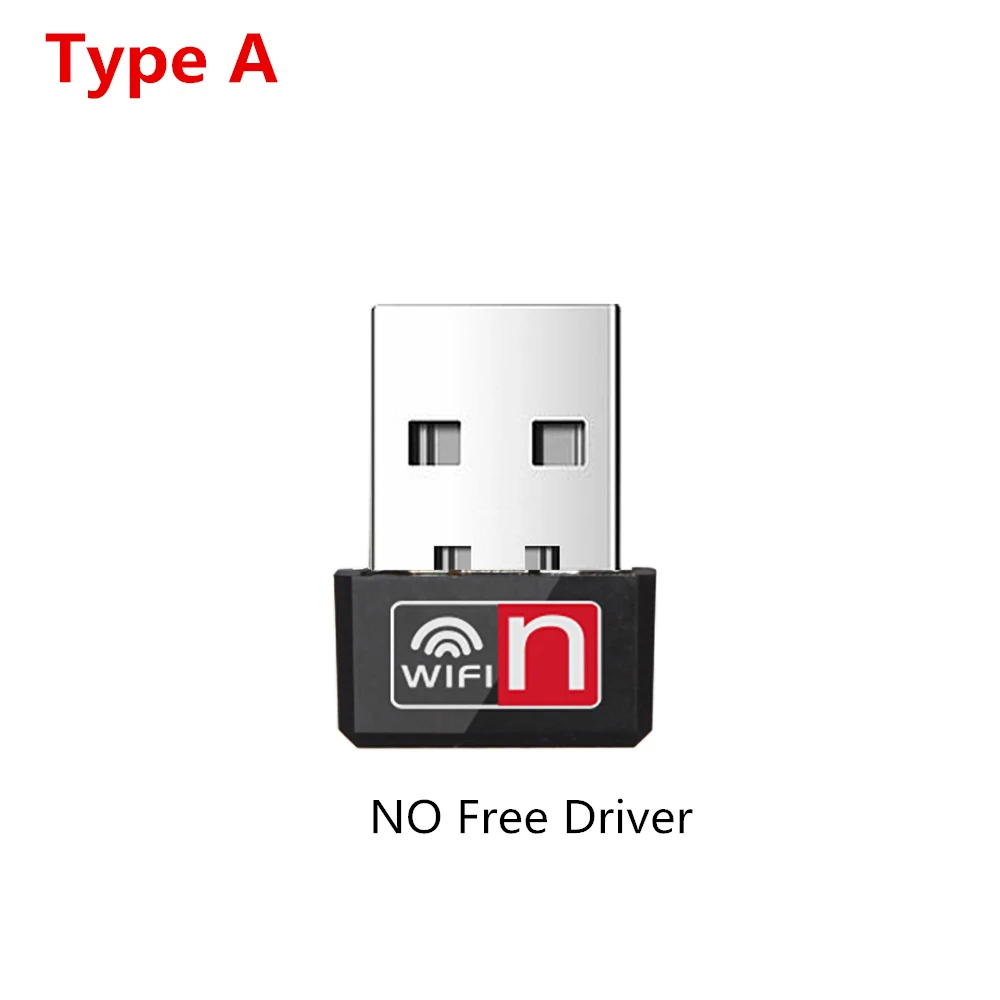 KEBIDU мини USB WiFi адаптер MT7601150Mbps wi fi Dongle PC Ethernet wi-fi адаптеры 2,4G Lan сетевая карта Antena wi fi приемник - Цвет: NO Free Driver