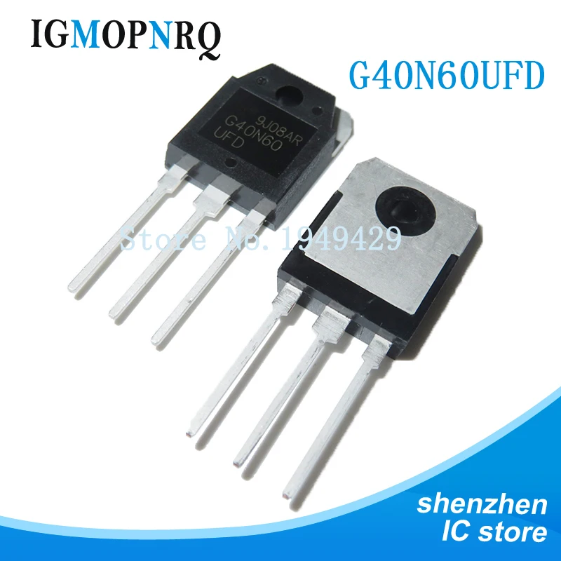5 шт./лот SGH40N60UFD G40N60UFD G40N60 40N60 TO 3P 40A 600V|Интегральные схемы| |