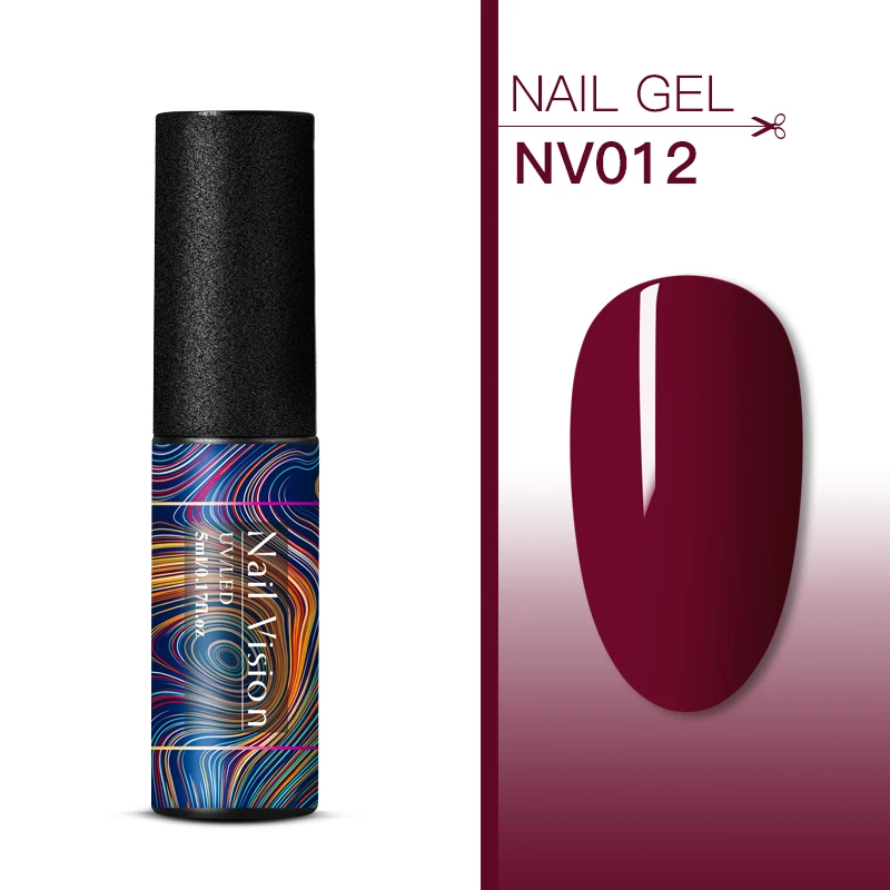 S06607 Nail Vision, 176 цветов, чистый цвет, набор гель-лаков, UV Vernis, полуперманентный, впитывающий, 5 мл, Гель-лак для ногтей, маникюра - Цвет: S06607