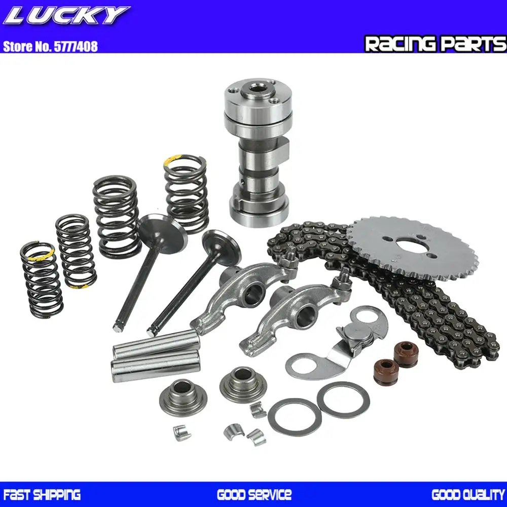 Мотоциклетная модель распредвал впускной выхлопной клапан пружины коромысло